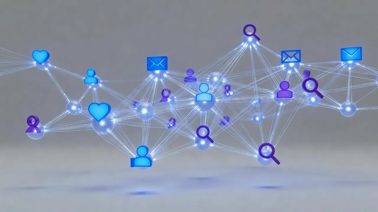A digital representation of interconnected link nodes expanding across modern web channels and device screens.